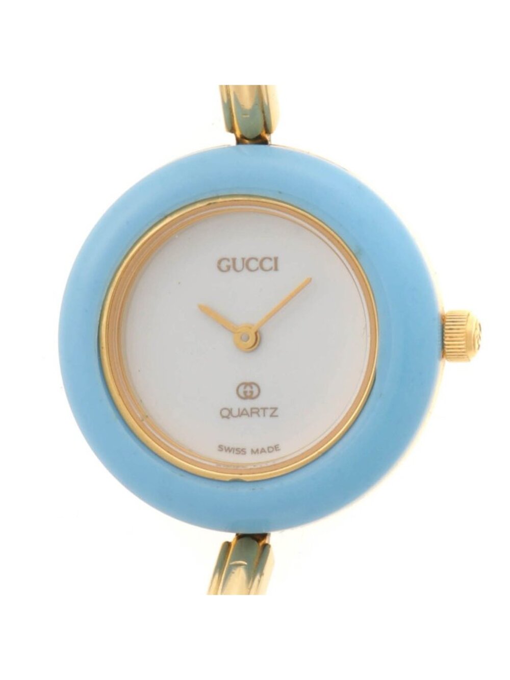 Gucci Change Bezel Watch White Dial Quartz